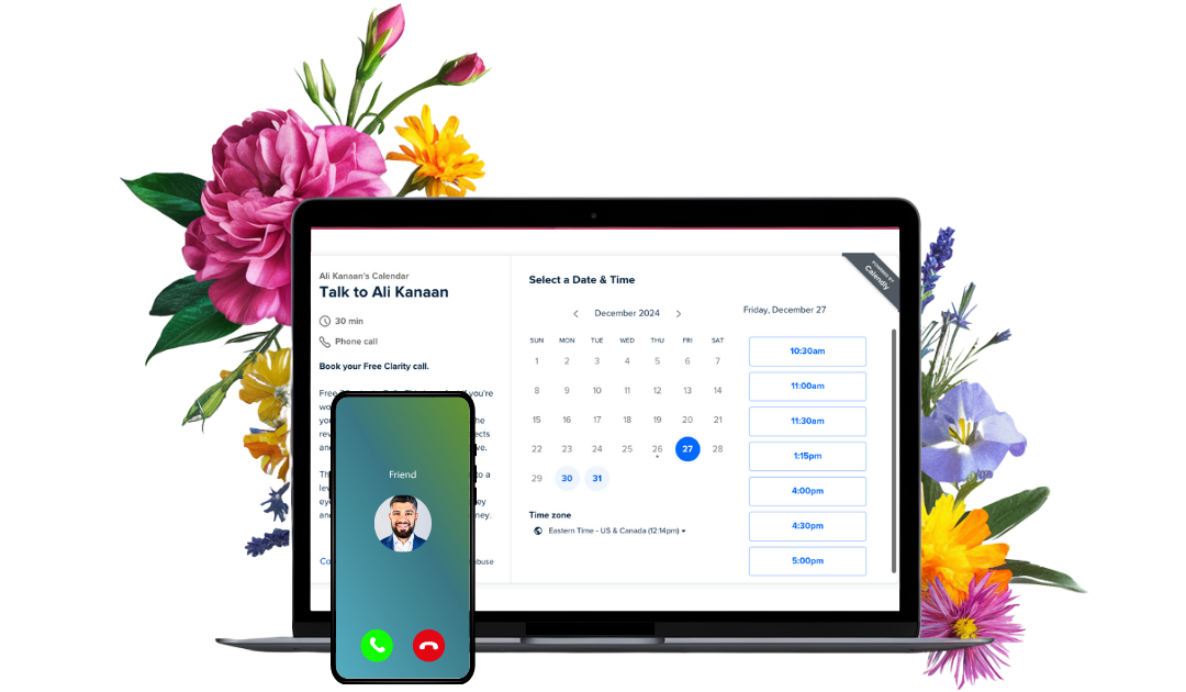 Bonus #4: complimentary clarity call booking screen
